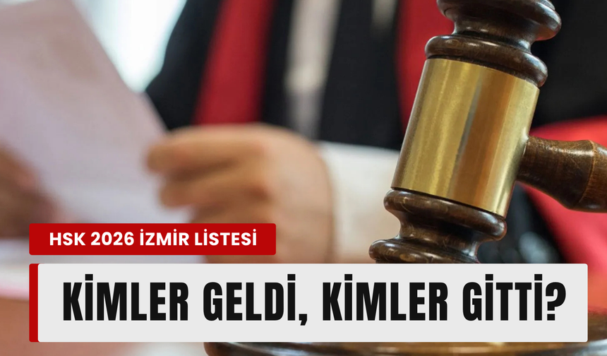 İzmir HSK 2026 kararnamesi açıklandı!