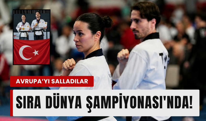 İzmirli karışık çifti Avrupa’yı salladı!
