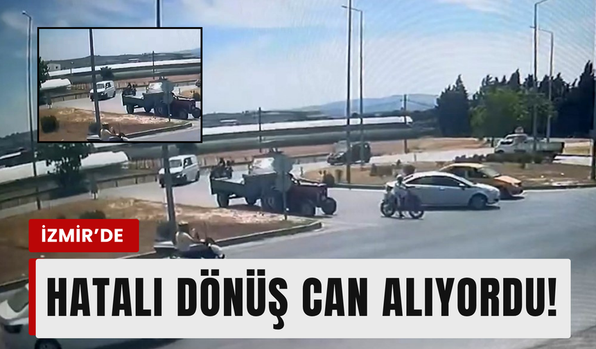 Menderes'te feci dönüş: Az kalsın can alıyordu!