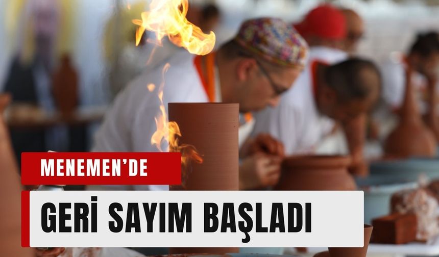 Menemen’de 5. Uluslararası Çömlek Festivali için geri sayım başladı