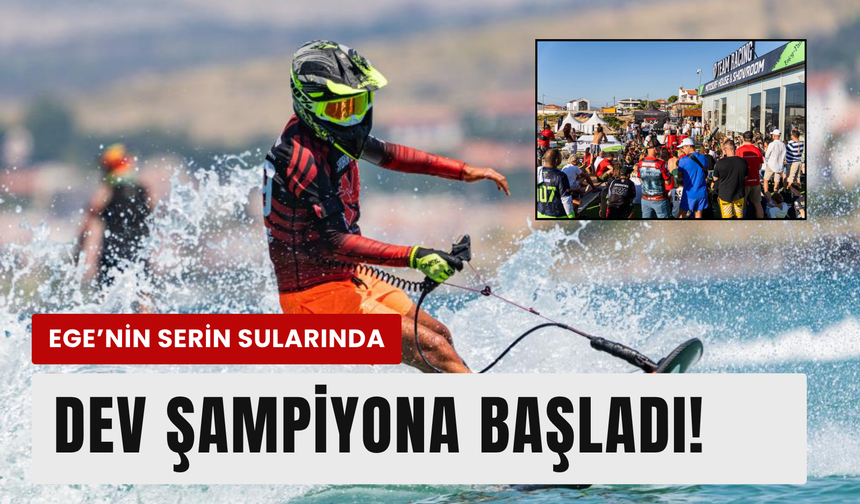 Dünya Motosurf Şampiyonası İzmir'de başladı!