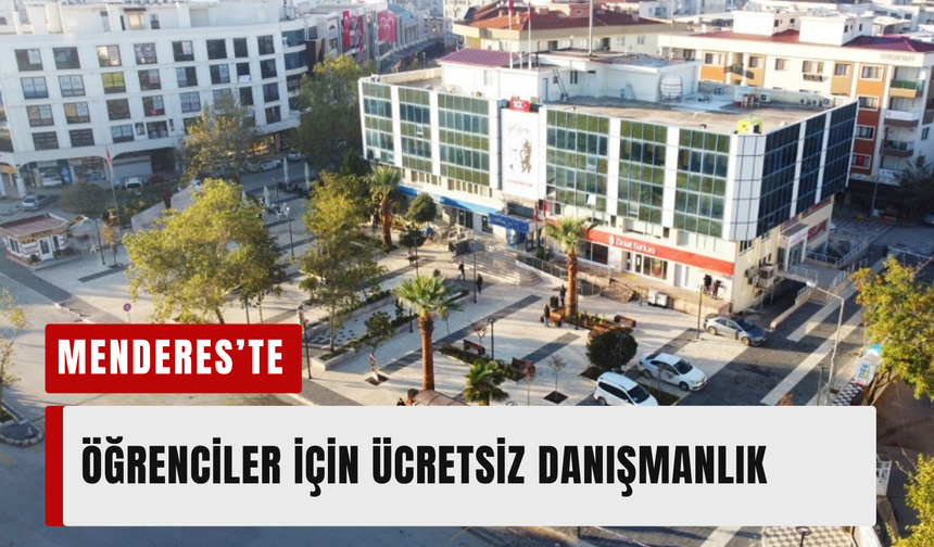 Menderes’ten öğrencilere sürpriz destek!