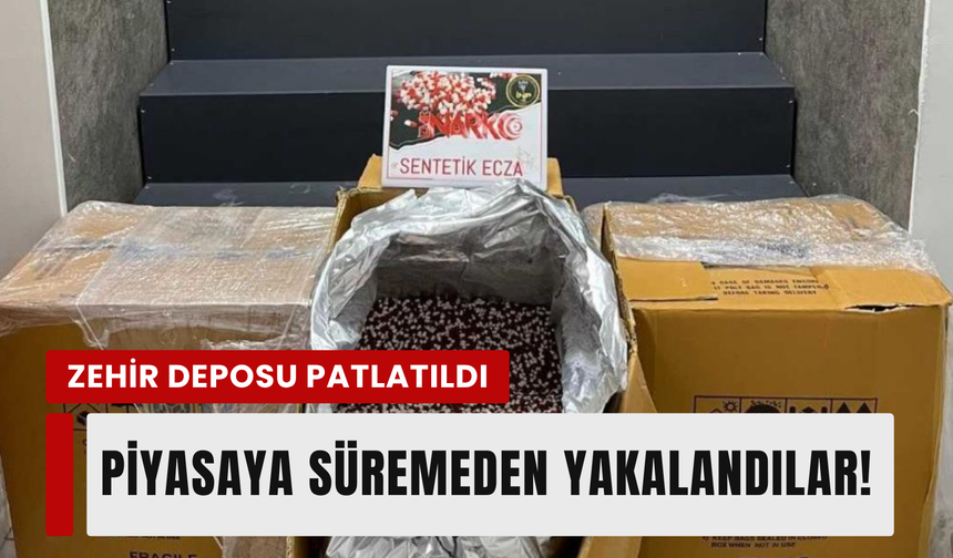 İzmir’de 300 bin yasaklı madde  ele geçirildi!