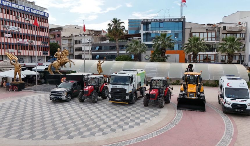 Menemen'de araç filosu güçlenmeye devam ediyor