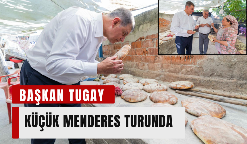 Başkan Tugay hizmet rotasını İzmir’in en uzak ilçesinden başlattı