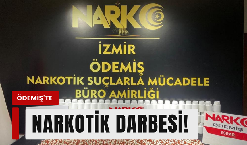 Ödemiş'te *yuşturucu operasyonu: 55 şüpheliden 30'u tutuklandı!