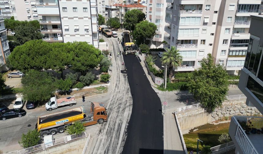 Narlıdere’de yollar yenileniyor