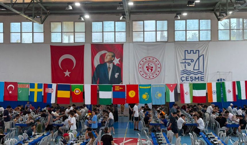 Çeşme Open Satranç Turnuvası’nda organizasyon mat oldu!
