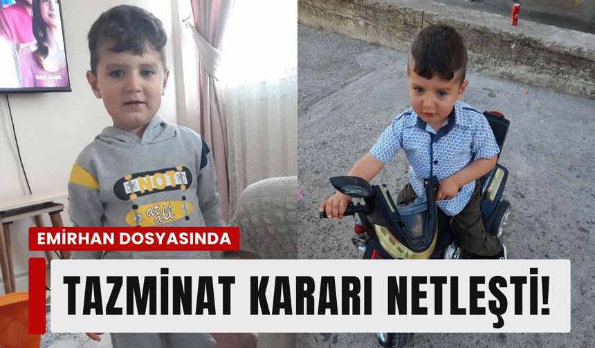 İzmir'de Emirhan'ın ölümünde sigorta tazminatı kararı Yargıtay'dan geçti