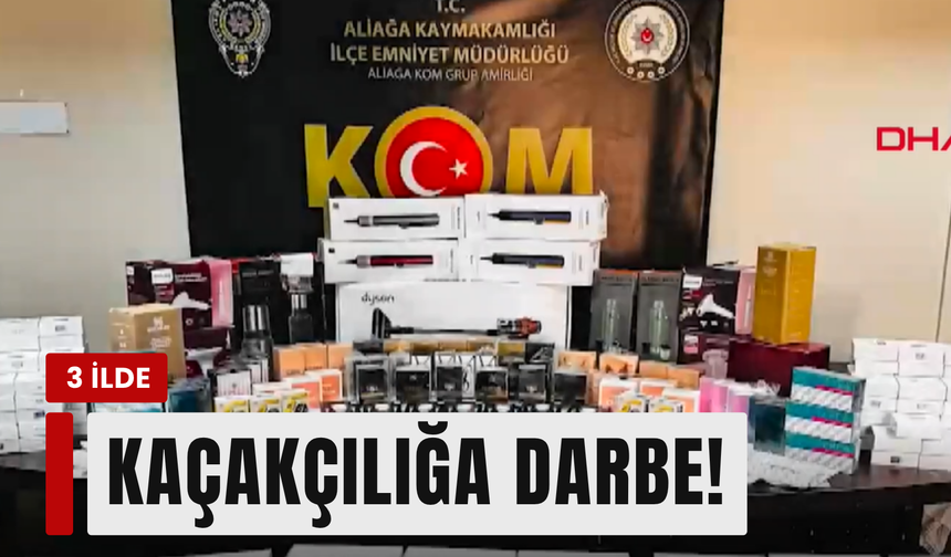 İzmir merkezli dev operasyon!