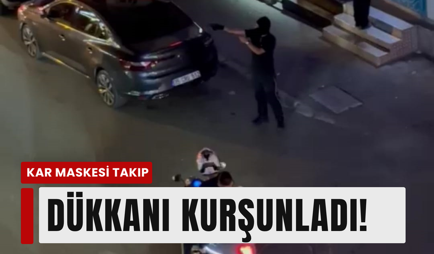 İzmir'de kar maskeli saldırgan kuyumcuyu kurşunladı!