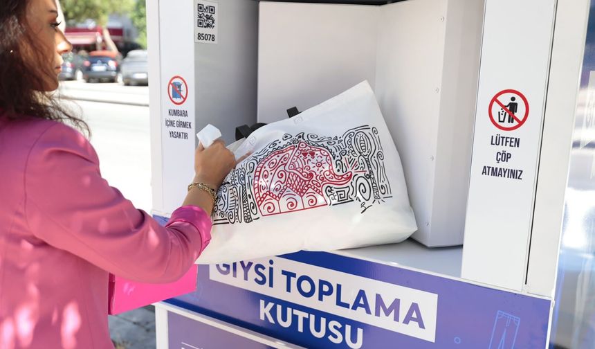 Konak'ta tekstil atıkları için geri dönüşüm dönemi başladı