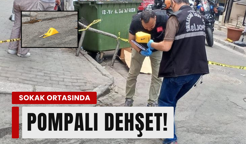 Konak'ta sokak ortasında silahlı saldırı!