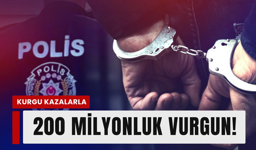 İzmir merkezli sigorta dolandırıcılığı operasyonunda 24 tutuklama!