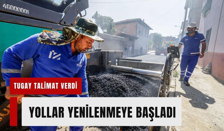 Küçük Menderes'te yol seferberliği
