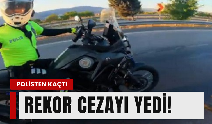 İzmir’de rekor ceza: Hem ehliyet gitti hem motor!