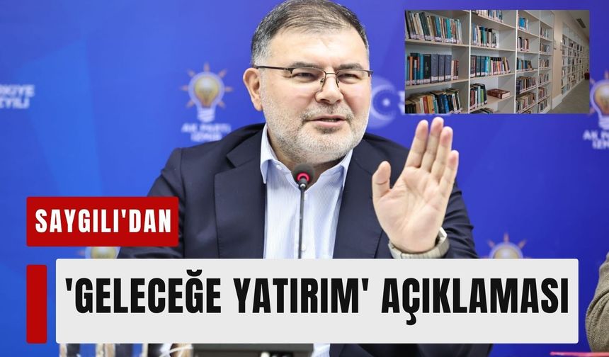 72 bin kitap, binlerce üye...Saygılı o kütüphaneyi örnek gösterdi!