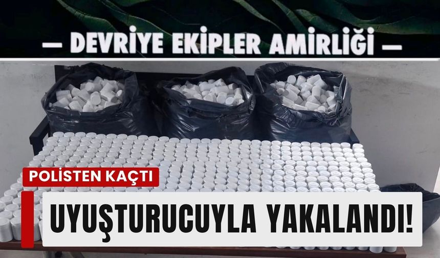 Bornova'da nefes kesen takip! Araçtan 118 bin 320 sentetik hap çıktı!
