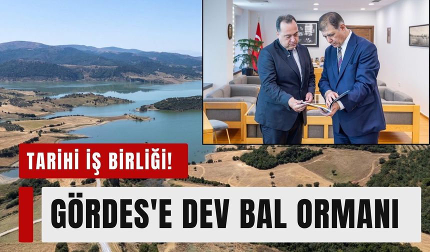 İzmir ile Manisa'dan tarihi iş birliği! Gördes'e dev bal ormanı