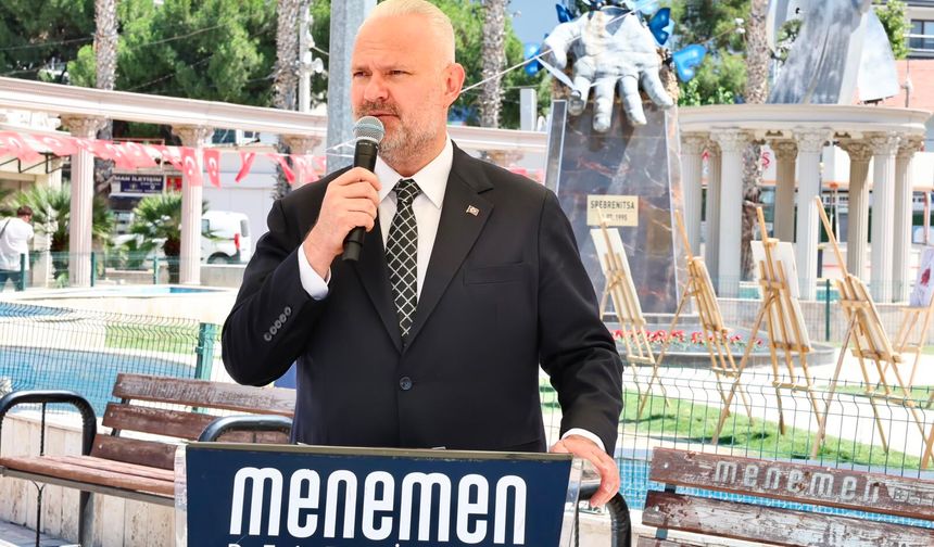 Srebrenitsa Soykırımı'nın 31. yılında Menemen'de anma töreni