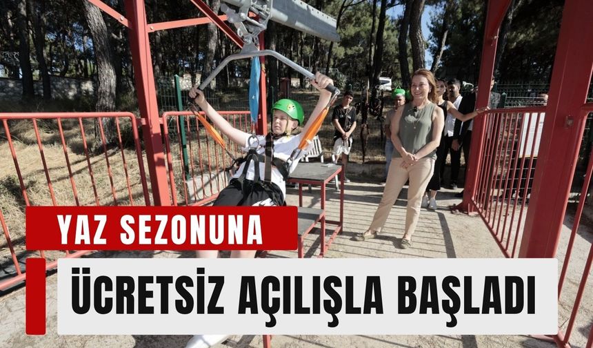 Macera Parkı yaz sezonuna ücretsiz açılışla başladı