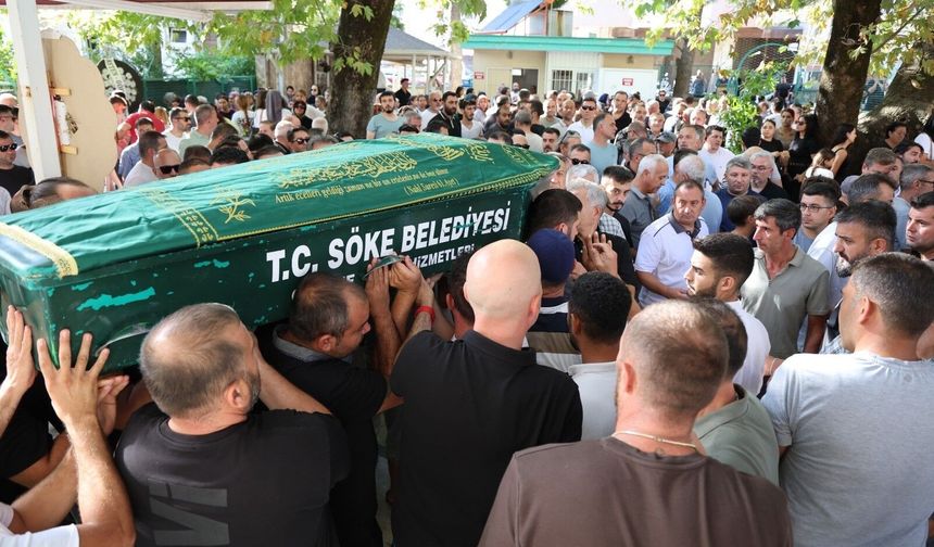 Söke’de 11 yaşındaki futbolcu için hüzünlü tören
