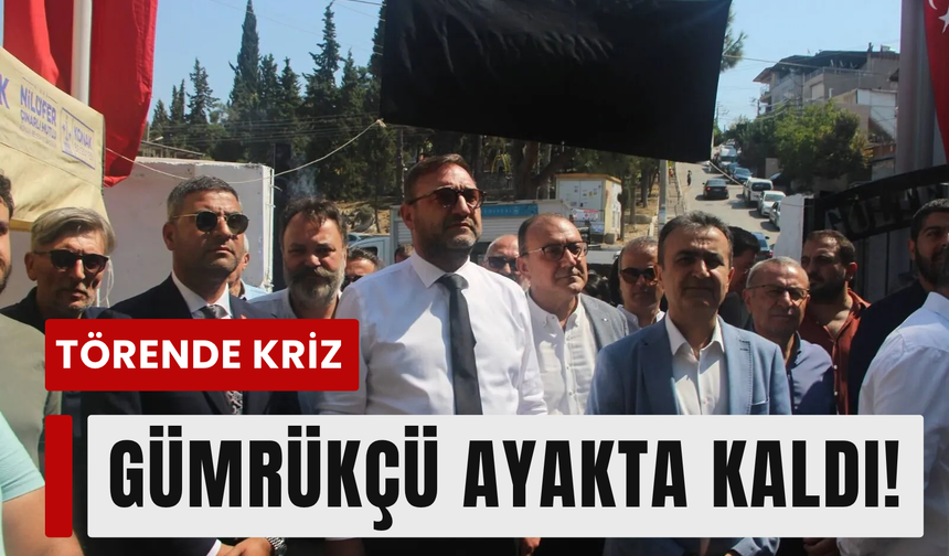 Gültepe’de protokol krizi: Gümrükçü ayakta kaldı!