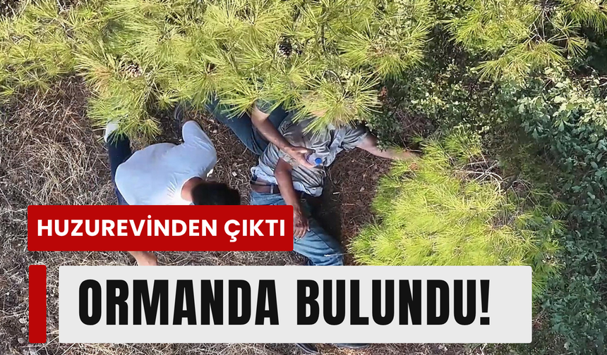 Ormanda kaybolmuştu: Dron sayesinde bulundu!