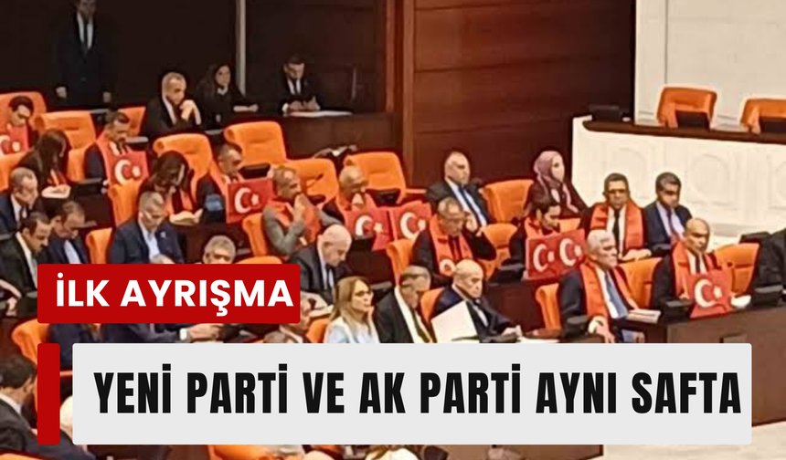 İzmir Meclisi’nde ilk ayrışma: YENİ Parti ve AK Parti yan yana!