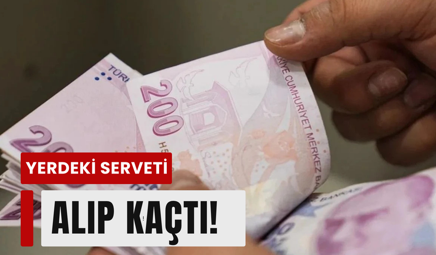 Yerdeki 100 bini görünce dayanamadı!