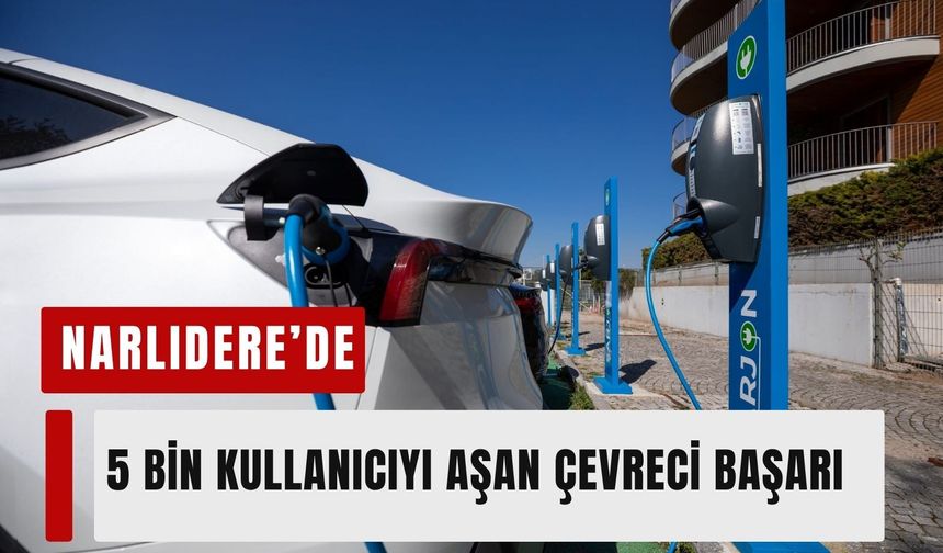 Narlıdere’de 5 bin kullanıcıyı aşan çevreci başarı