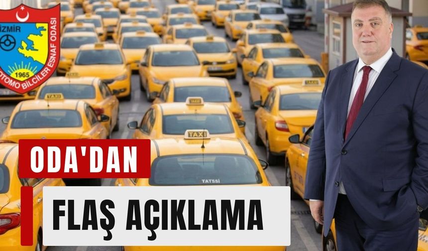 İzmir Şoförler Odası'ndan 'işgaliye' iddialarına açıklama