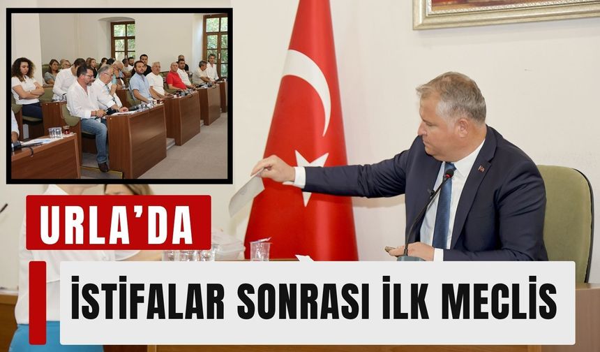 Urla’da istifalar sonrası ilk meclis toplandı