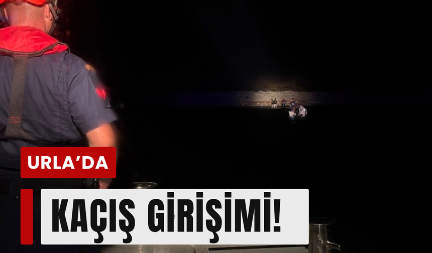 Urla’da 7 göçmene sahil güvenlik engeli!