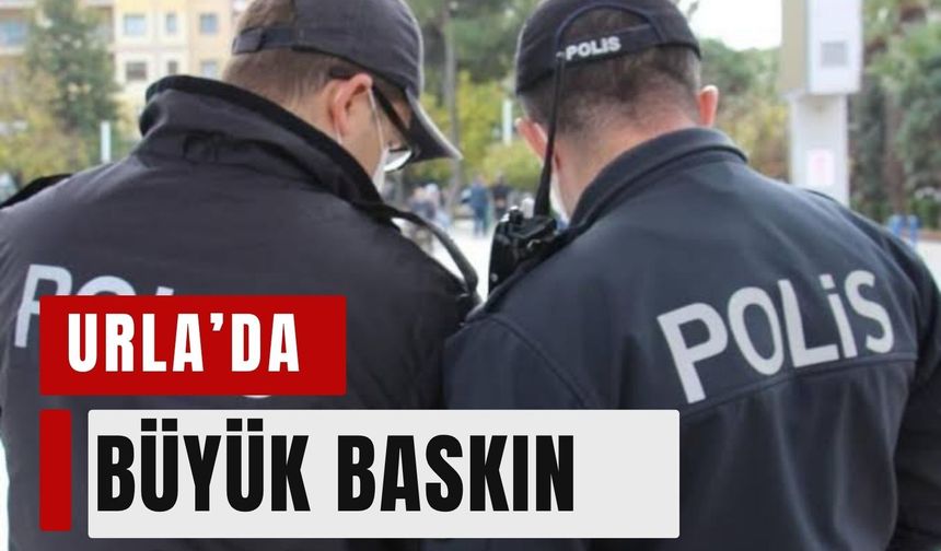 İzmir Urla’da kaçakçılık operasyonu