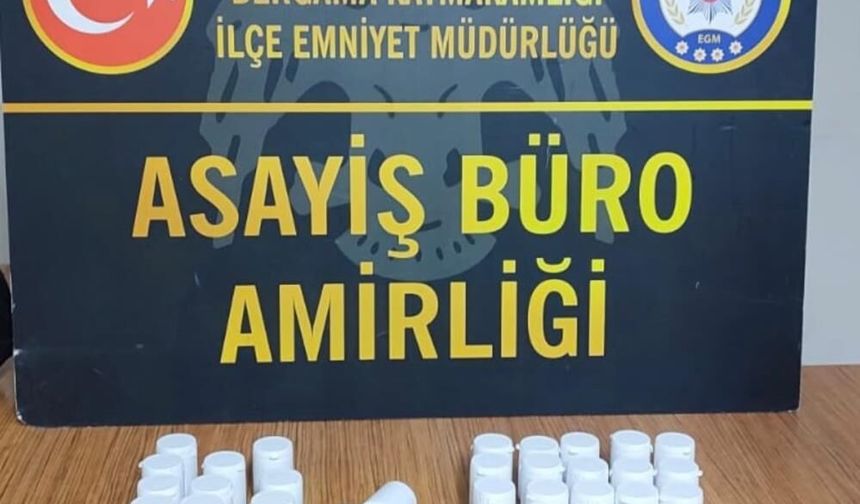 Bergama’da 1.558 hap ele geçirildi!