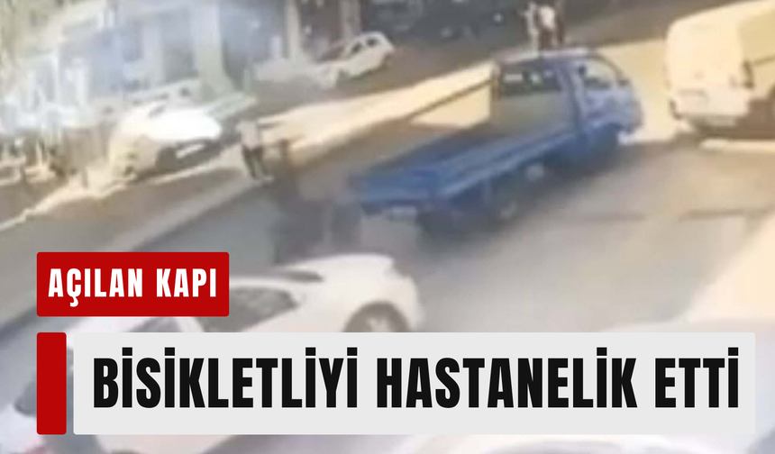 İzmir’de ‘kapı’ kazası: Ağır yaralandı!