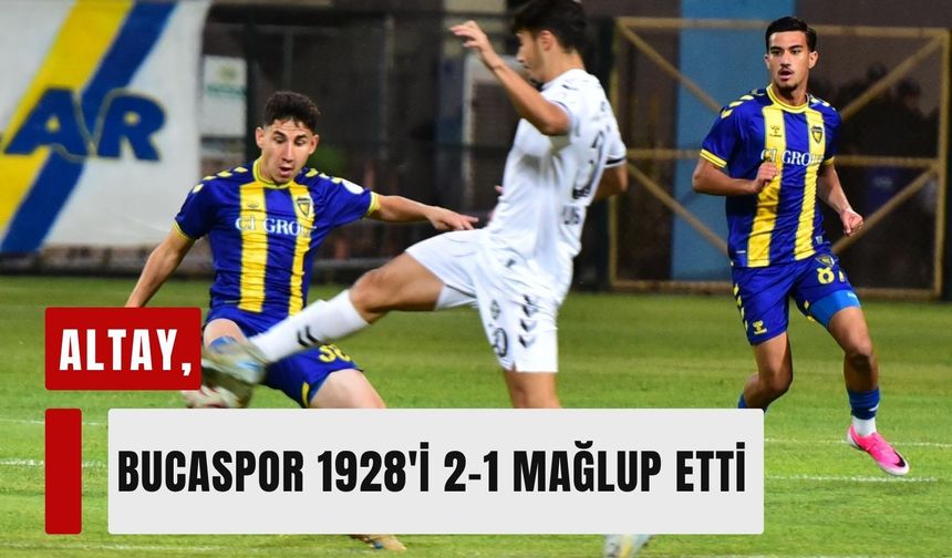 Altay, Bucaspor 1928'i 2-1 mağlup etti