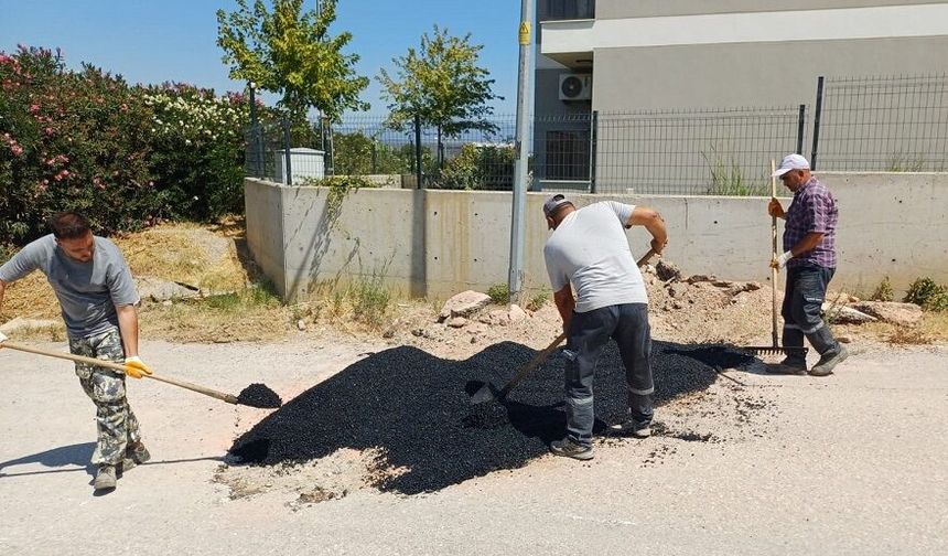 Menderes’te asfalt çalışmaları hız kazandı