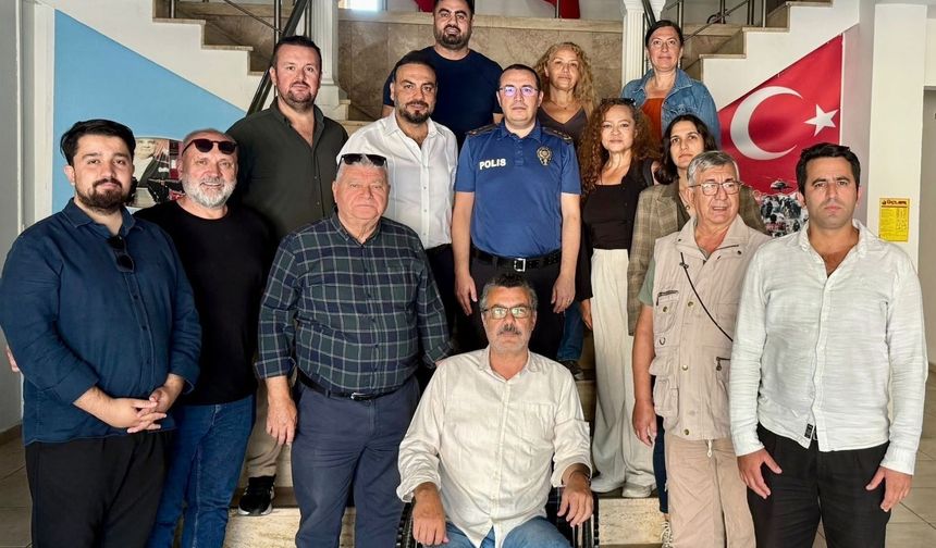 Bodrum basınından Emniyet Müdürü Gökmen’e ziyaret