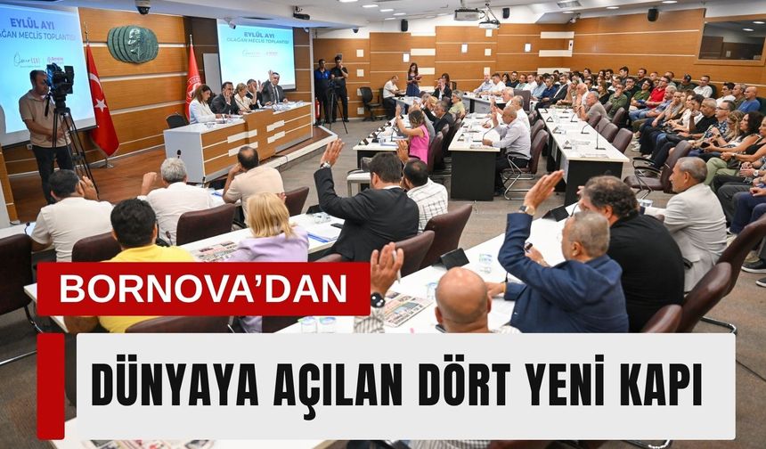 Bornova’dan dünyaya dört yeni uluslararası adım