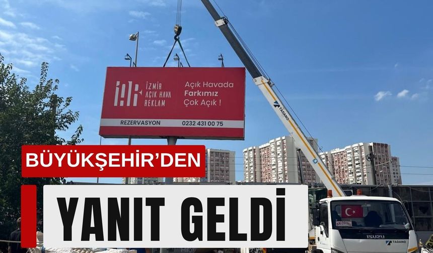 Karşıyaka’da reklam üniteleri neden kaldırıldı? Büyükşehir’den yanıt geldi