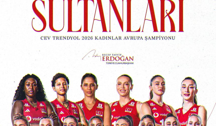 Erdoğan’dan Avrupa şampiyonu Filenin Sultanları’na tebrik