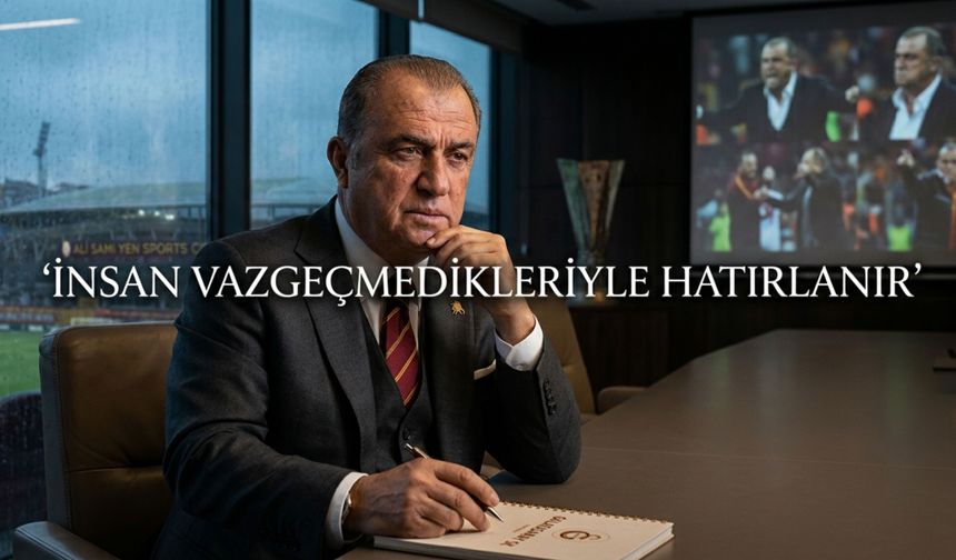 Fatih Terim’den yıllar sonra gelen şok itiraf! 'İnsan vazgeçmedikleriyle hatırlanır!'