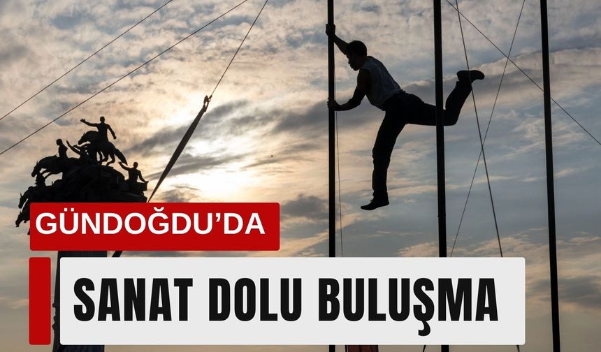 Gündoğdu Meydanı’nda çağdaş sirk gösterisi