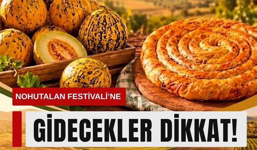Nohutalan Festivali için otobüs seferlerine düzenleme