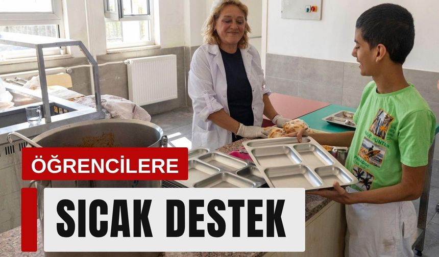 Büyükşehir’den öğrencilere sıcak yemek desteği