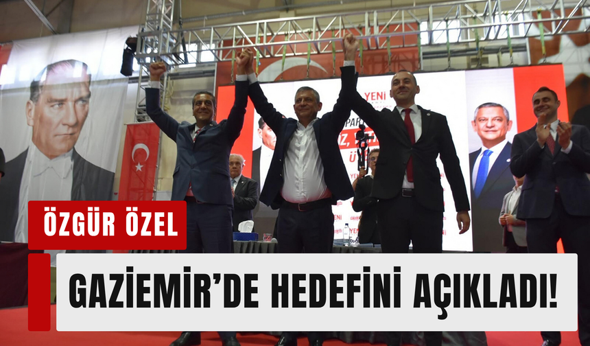 Özgür Özel: 'Partiyi birinci parti yapamazsam görevi bırakacağım!'