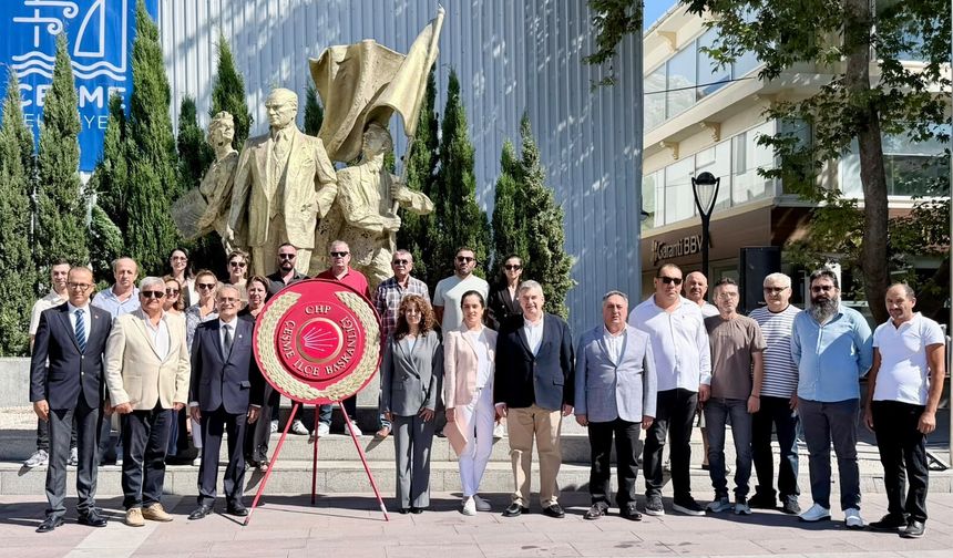 CHP’nin 103. kuruluş yıldönümü Çeşme’de kutlandı!