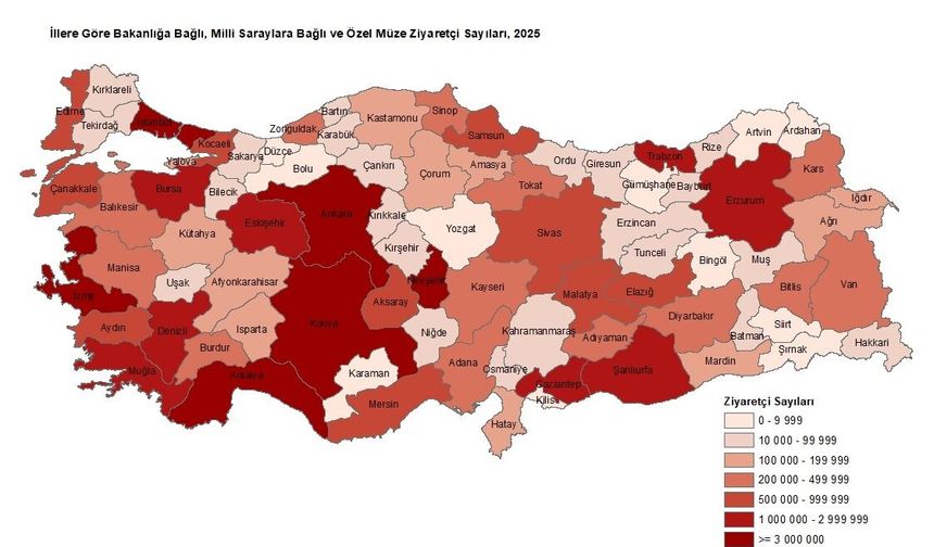 TÜİK açıkladı: İzmir müze ziyaretlerinde ikinci sırada